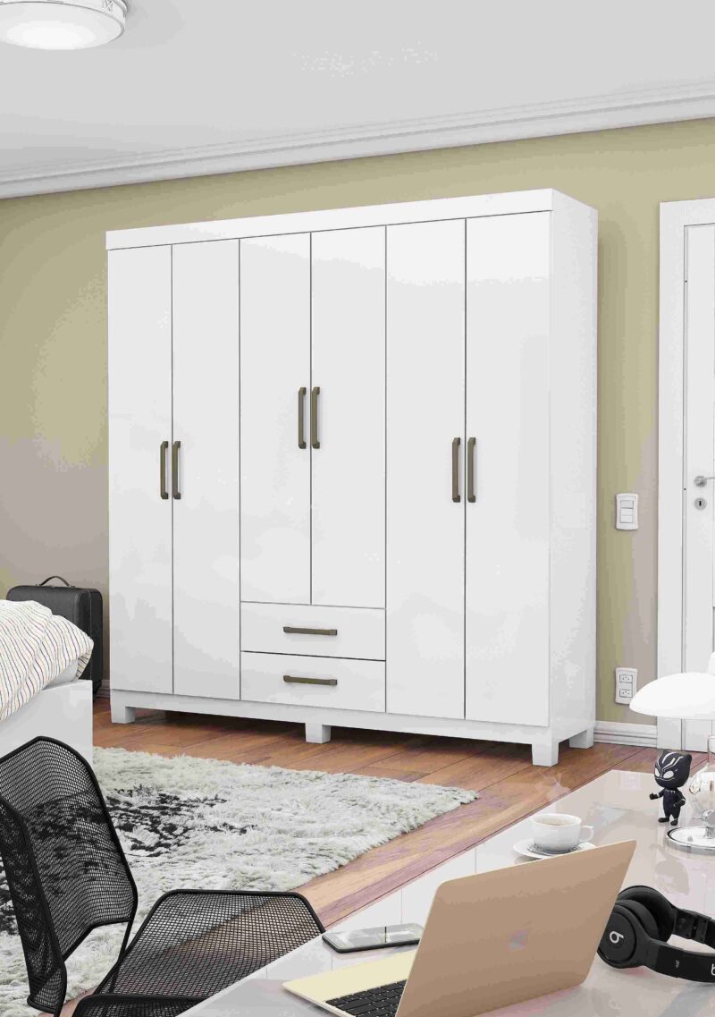Roupa Aries Gold 6 Portas e 2 Gavetas - Imagem 5