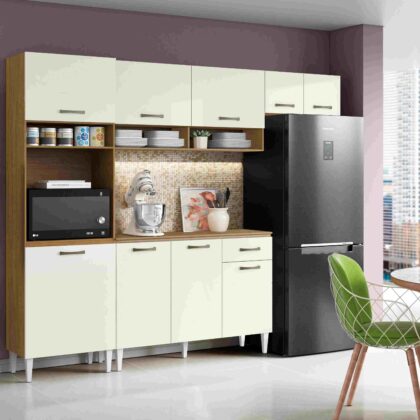 Cozinha Aurora com Balcao Atenas