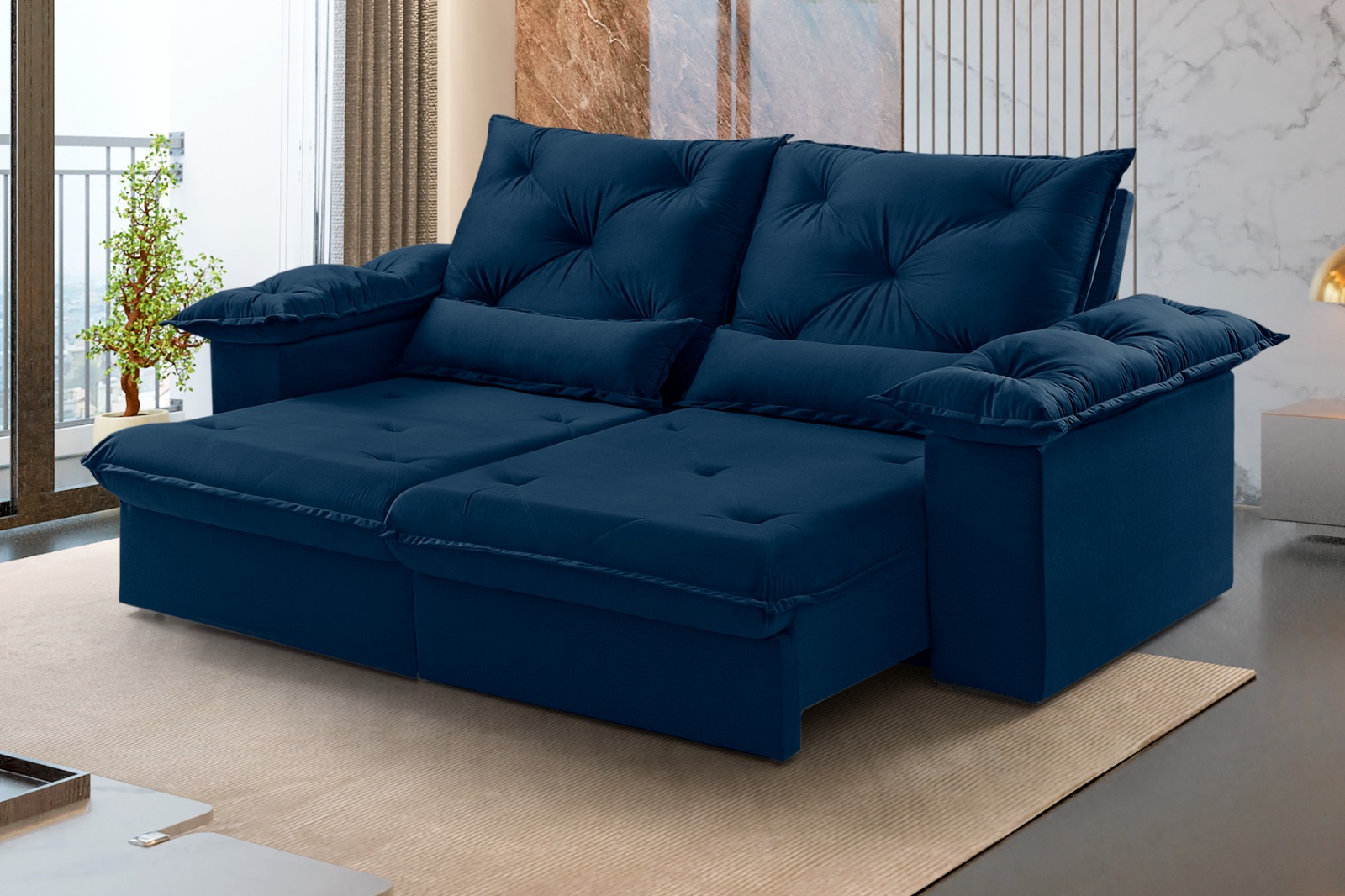 Estofado Retratil Reclinavel Atlas 200 2x80