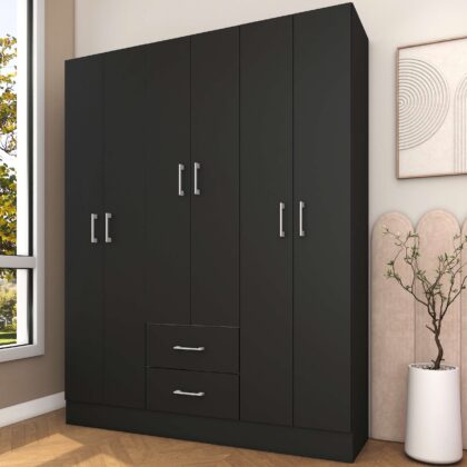 Guarda Roupa Jamaica 6 Portas e 2 Gavetas