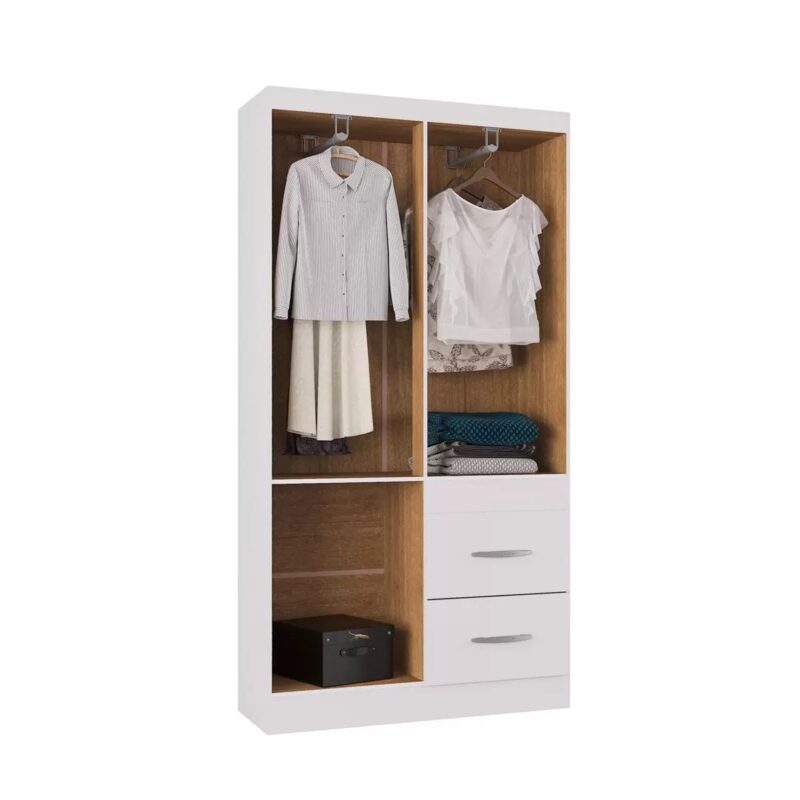 Guarda Roupa New Marbela 4 Portas e 2 Gavetas - Imagem 2