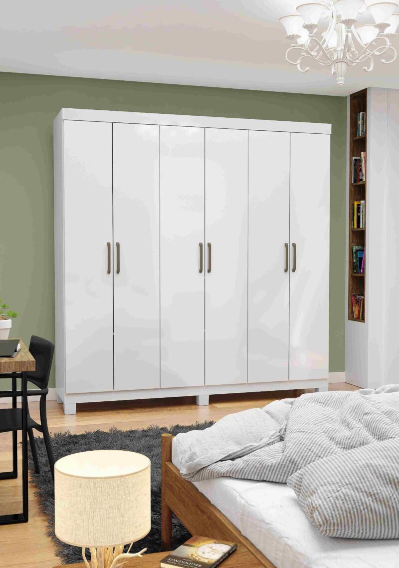 Guarda Roupa Recife Gold 6 Portas e 2 Gavetas