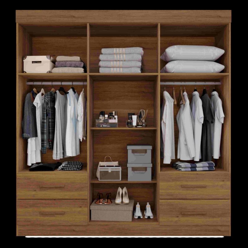 Guarda Roupa Texas 6 Portas e 2 Gavetas - Imagem 2