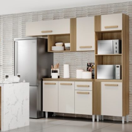 Cozinha Compacta Vitoria com Balcao